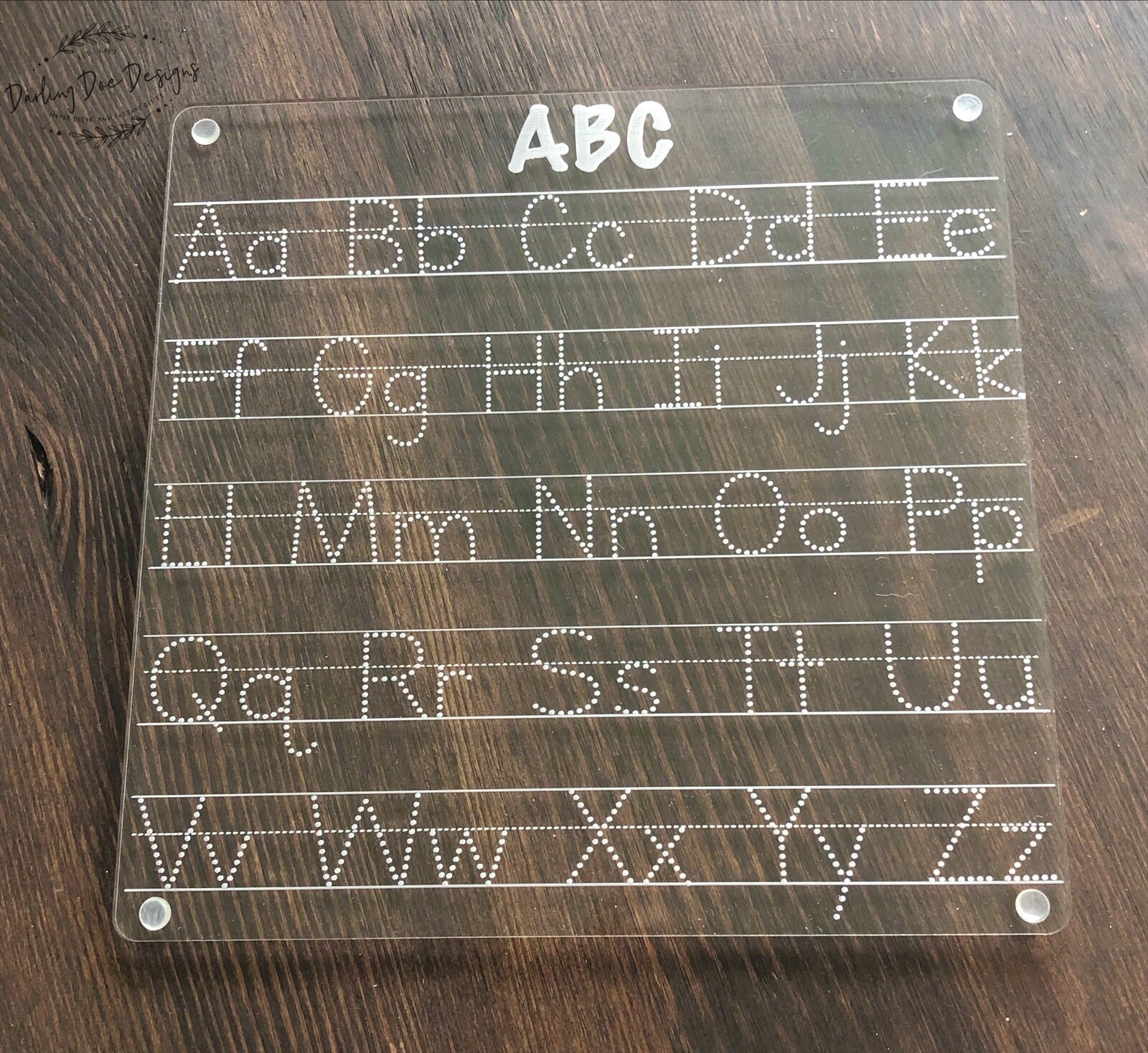 Custom name boardCustom dry erase boardName boardTracing Etsy