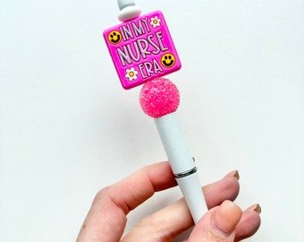 In my nurse era pen|Nurse pen|Motivational pen|Funny pen|Cute pen|Pink nurse pen|nurse gift|Gift for her|nurse era pen|Nurse era|Pink pen