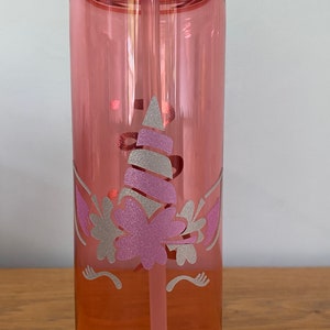 Personalised unicorn water bottle 550ml