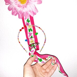 Hair bow holder set Clip holder Holder baby hair Spring gift girl Bows keeer Birthday gift baby Toddler hair bow Pink girl room decor