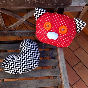Kids pillow set Decorative cushion pillow boy girl Heart pillow toddler Cotton cushion gift Stuffed pillow toy Cute cat pillow children