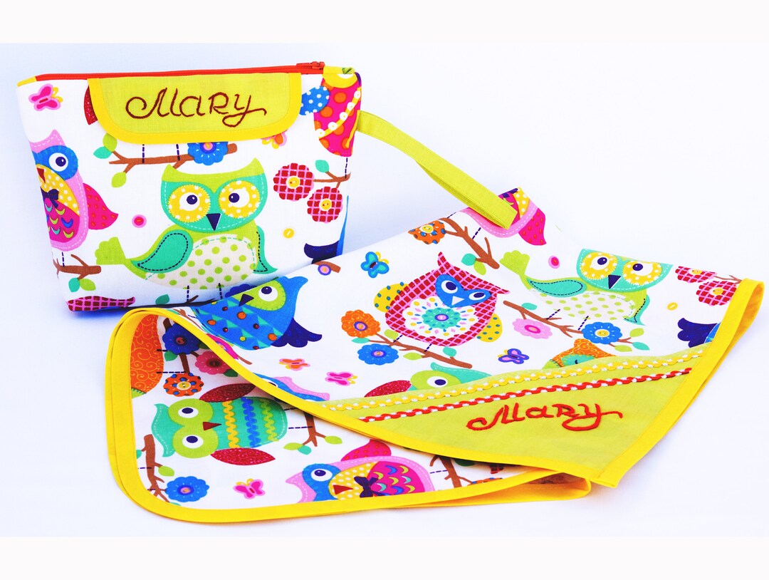 Unique Baby Gift Set Baby Nursery Gift With Name Nappy Pouch Etsy