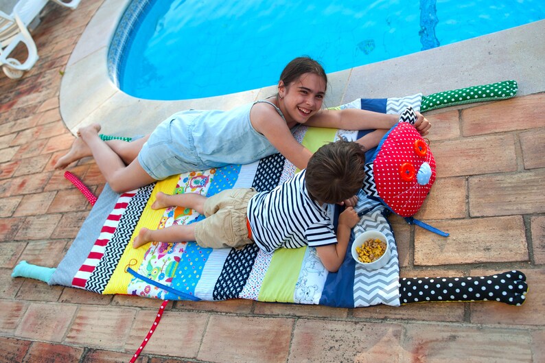 large quilted play mat