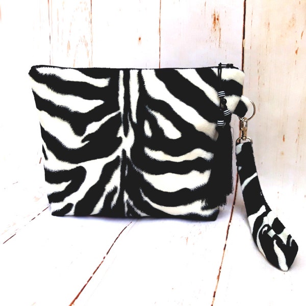 Zebra Clutch Etsy