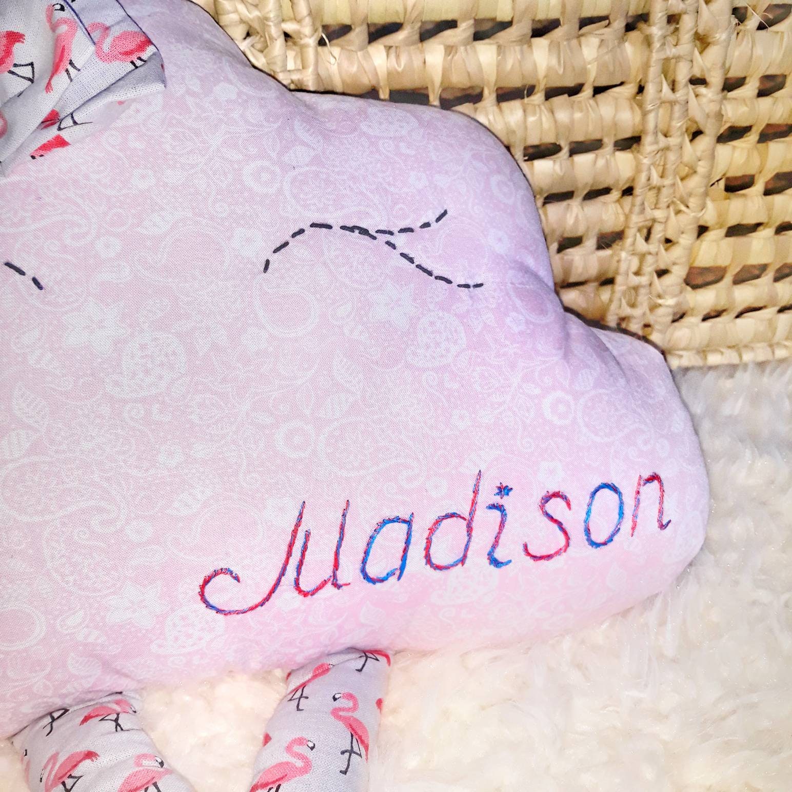 Personalized Pillow Cloud Pillow Baby Girl Pillow Name Pillow Etsy