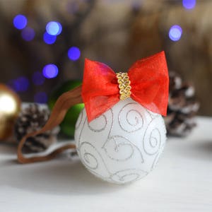 Red baby bow headband Nylon infant headband Christmas headband girl Newborn headband Christmas baby gift Photo prop baby girl Bow accessorie