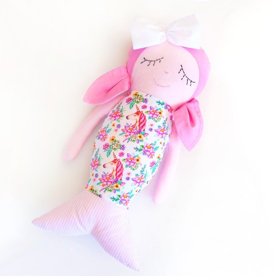 mermaid soft toy doll