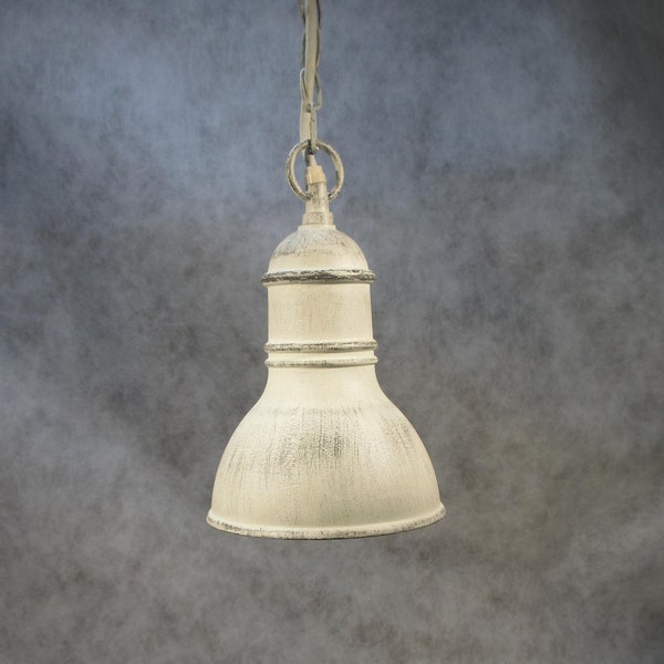 Petite lampe suspendue de style antique, plafonnier vintage, plafonnier shabby chic, lampe suspendue en fonte d'aluminium, design industriel, lampe de couloir