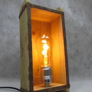 Old colonial style table lamp industrial design shabby chic table lamp country house lamp vintage lamp wooden lamp industrial design lamp