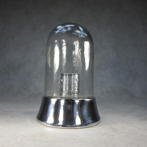 Bauhaus lamp glazen bol messing tafellamp verchroomd vintage glazen kap Art Deco wandlamp industrieel design fabriekslamp antieke plafondlamp