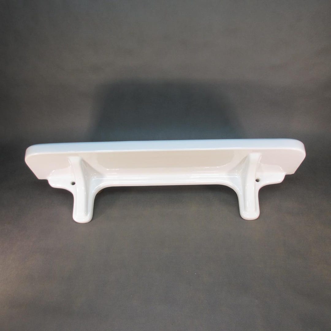 Art Deco Bathroom Shelf 60 Cm / 24.1 Inch. Vintage Ceramic Wall Shelf