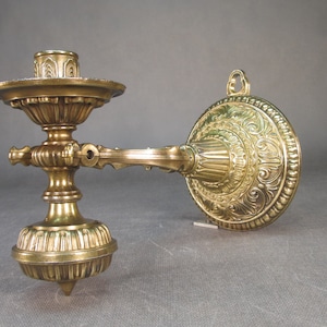 Antique ship wall candle holder retro candle holder vintage candlestick solid brass gimbal mounted wall candlestick No. 671