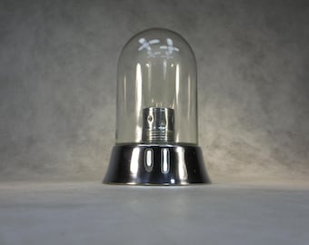 Mercedes Radkappen Pendellampe – Chrom Hängelampe, Vintage Unikat, Industrieller Stil, Designer-Lampe, Handmade-Vintagetruhe