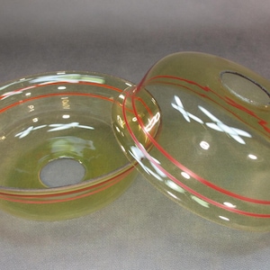 1 of 2 Art Deco replacement lampshade from 1933 Antique Art Nouveau glass shade for table lamp wall lamp ceiling lamp replacement shade