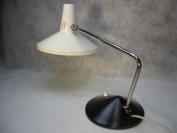 Lampe argentée double articulation