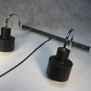 Picture lamp double socket picture light solid metal wall light cabinet lighting industrial design wall lamp mirror lamp gallery lamp
