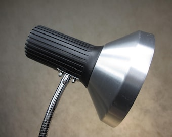 1 of 3 Original 60s lamp flexible arm reading lamp vintage lamp retro wall lamp chrome / metal / aluminum lamp mid century wall light