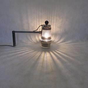 Industrial Design Lamp Vintage Spot Antique Wall Lamp Light Play Lamp Antique Wall Lamp Custom Made Completely Made of Metal Workshop Lamp