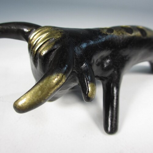 Walter shops Bosse Pen Holder / Bull Brass Figure Viennese Bronze from the 50s Herta Baller Figure
