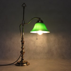 XXL brass table lamp 58 cm double joint desk lamp retro table lamp vintage reading lamp height adjustable handwork lamp