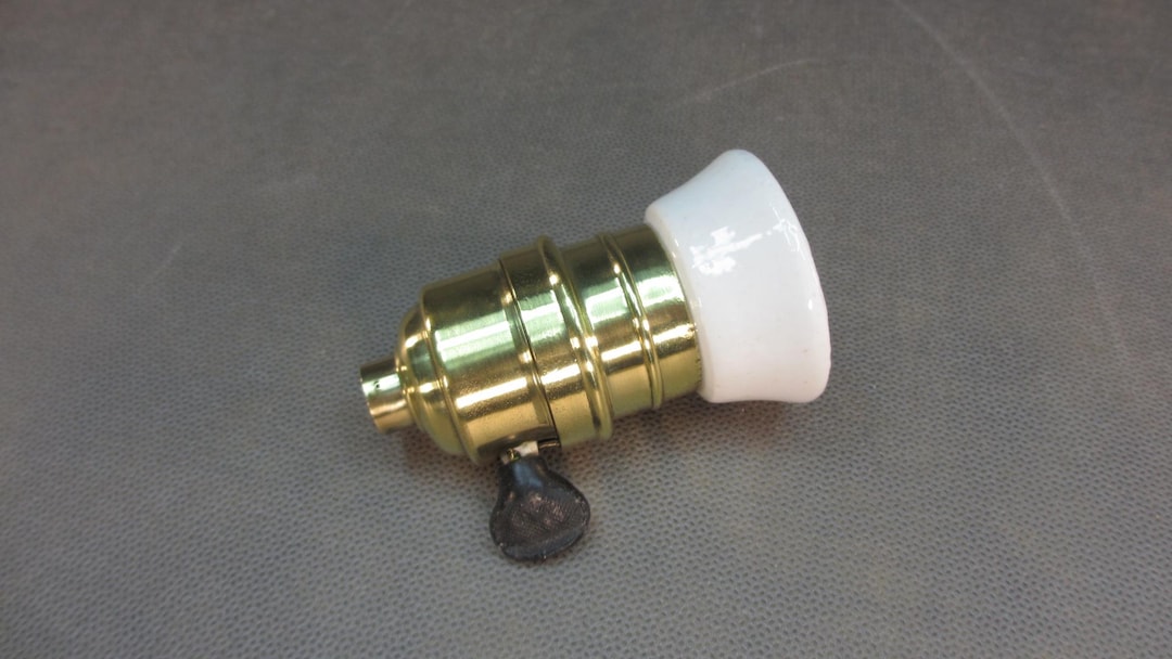 Antique Rotary Switch Socket Brass Socket From 1938 for Table Lamps ...