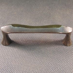 1 of 6 Original Art Nouveau handle from around 1900 Antique drawer handle Retro brass handle Vintage knob pull handle for Art Nouveau cabinet