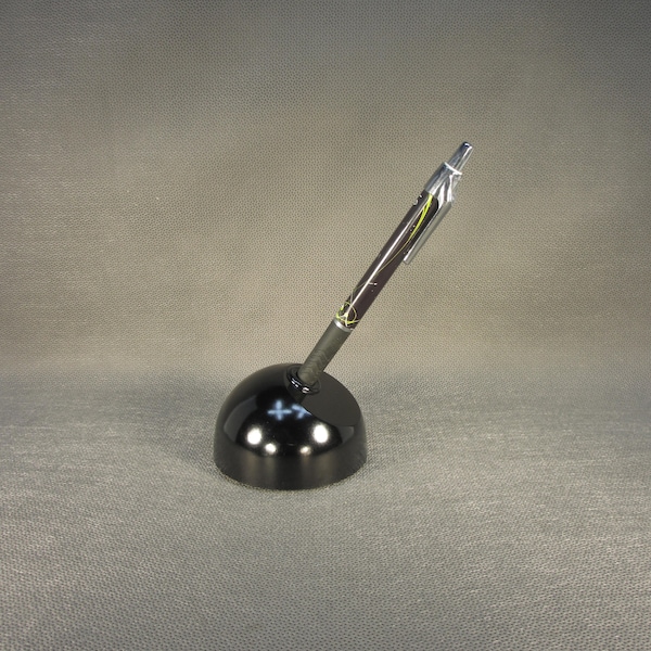 Art Deco Pen Holder Antique Fountain Pen Made in Germany Company Helit Night Black Bakelite 1950 Vintage Writing Set Retro Pencil Holder