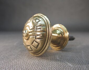 Antique Wilhelminian style door fitting from 1930 Retro doorknob made of brass Door handle Historical doorknob Antique front door handle