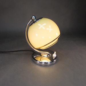 Small Art Deco lamp 19 cm Antique desk lamp from 1921 Retro table lamp with textile cable Vintage table lamp Old bedside lamp