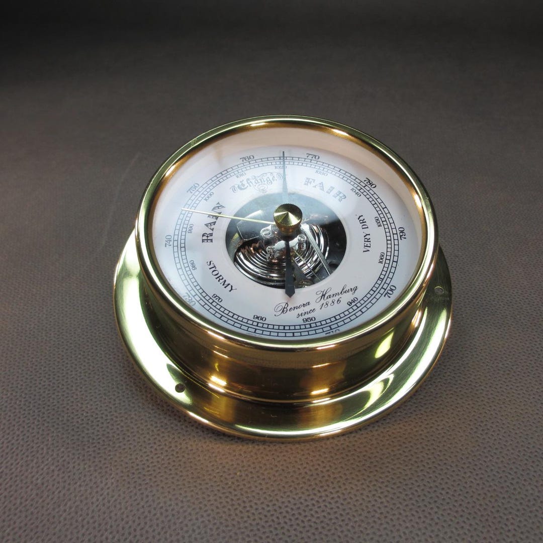 Barometer Small Small Maritime Barometer Antique Style Air Pressure Gauge Vintage ...