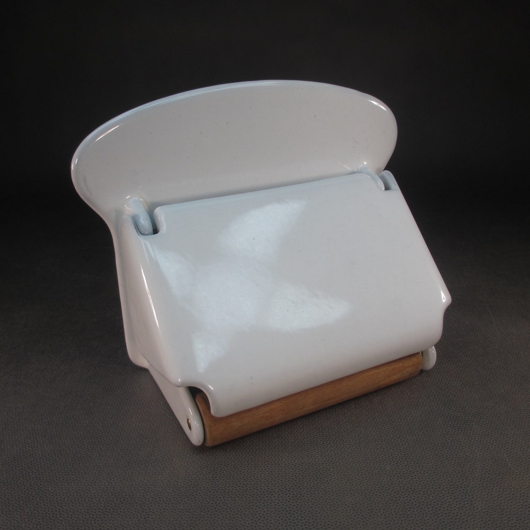 30s Art Deco Toilet Paper Holder Antique HERCULES Toilet Paper Holder