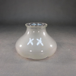 Replacement glass lampshade Small Art Nouveau lampshade 11.5 x 7.5 cm glass shade for table lamp Wall lamp replacement shade Satin glass