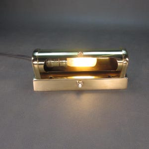 Art Deco Lamp Antique Brass Wall Lamp 1940 Completely Restored Vintage Picture Lamp Mirror Lamp Vintage Hallway Lamp Retro Reading Lamp