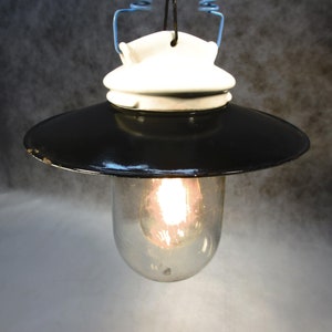 Art Deco lamp enamel lamp antique glass bulb lamp factory lamp industrial lamp workshop lamp industrial design industrial design ceiling lamp