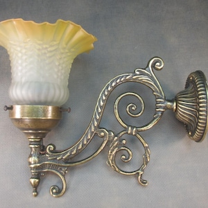 Vintage wall lamp retro brass lamp country house lamp shabby chic wall lamp cantilever hallway lamp mirror lamp art nouveau wall lamp