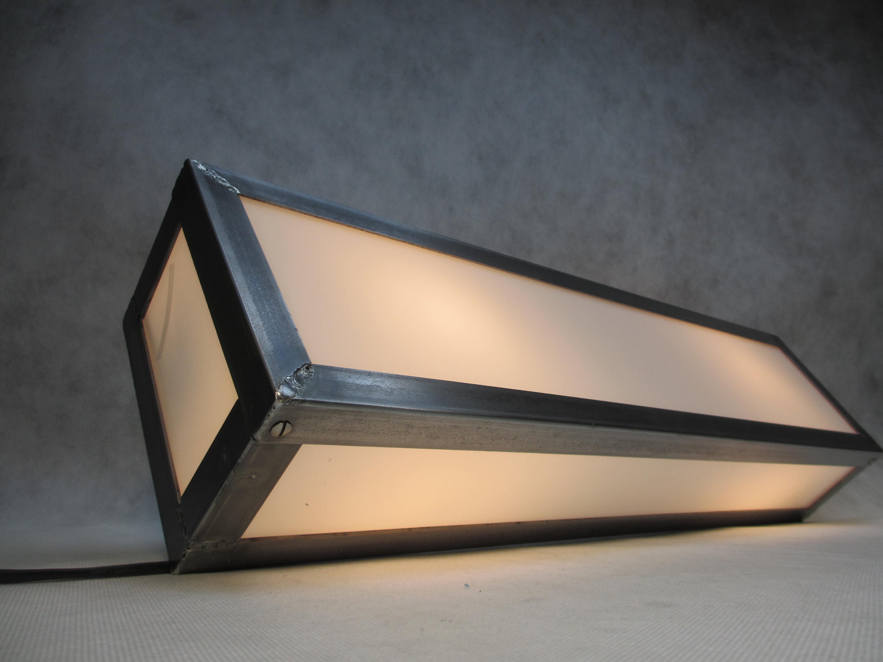 Lámpara de pared Pesada Bauhaus hecha a medida 60 x 15 cm 100 Etsy