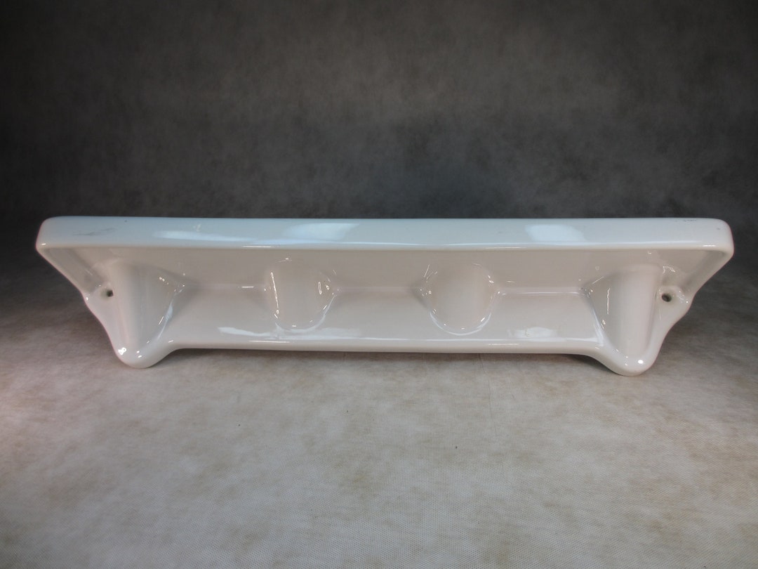Art Deco Bathroom Shelf 60 Cm Vintage Ceramic Wall Shelf From Etsy UK