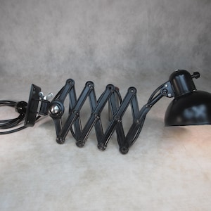 Kaiser Idell Lamp Model 6718 Art Deco Lamp Vintage Scissor Lamp Restored Factory Lamp Industrial Design Workshop Lamp Antique Wall Lamp