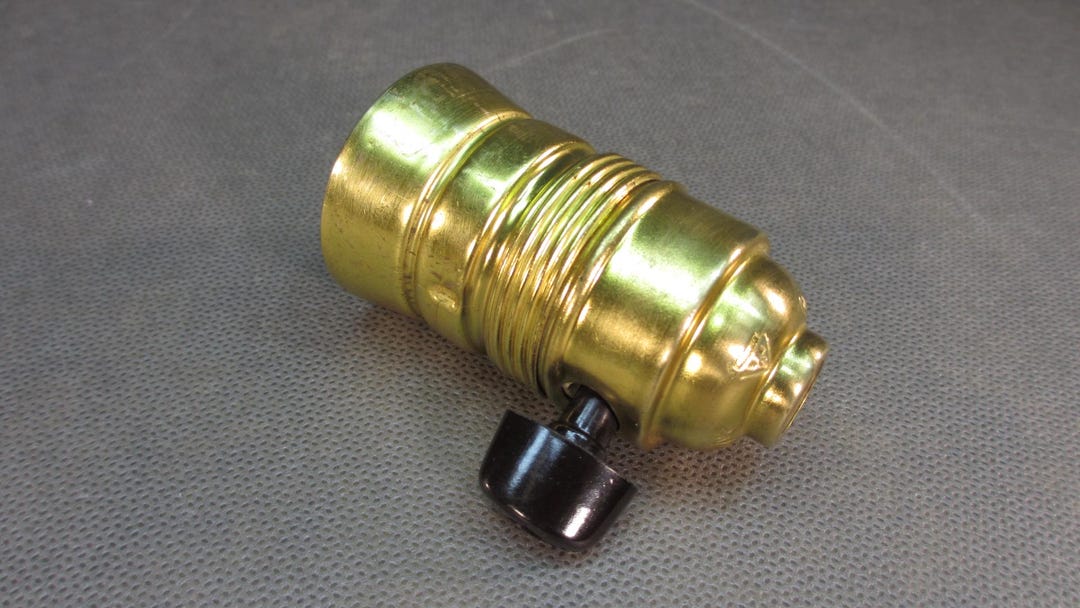 Antique Rotary Switch Socket Brass Socket From 1931 for Table Lamps ...
