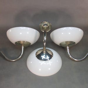 1 of 3 Art Deco lamp brass nickel-plated vintage wall lamp from 1930 retro wall light antique hallway lamp mirror lamp ceiling floodlight