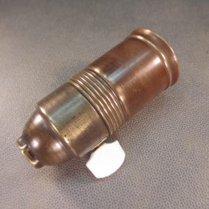 Antique rotary switch socket Old E27 socket ca. 1938 for table lamps Vintage lamp socket for antique desk lamp replacement socket