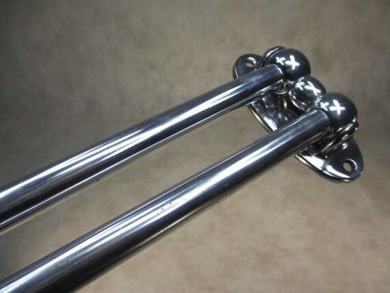 Org. Bauhaus Towel Rail From 1940 Aluminum Bracket Antique - Etsy