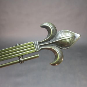 Antique brass curtain rod 85 cm vintage tapestry rod curtain rod carpet rod brass rod brass decorative rod