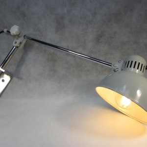 Org. Kaiser Idell wall lamp drawing table lamp from 1962 vintage architect lamp adjustable reading lamp multifunctional handwork lamp