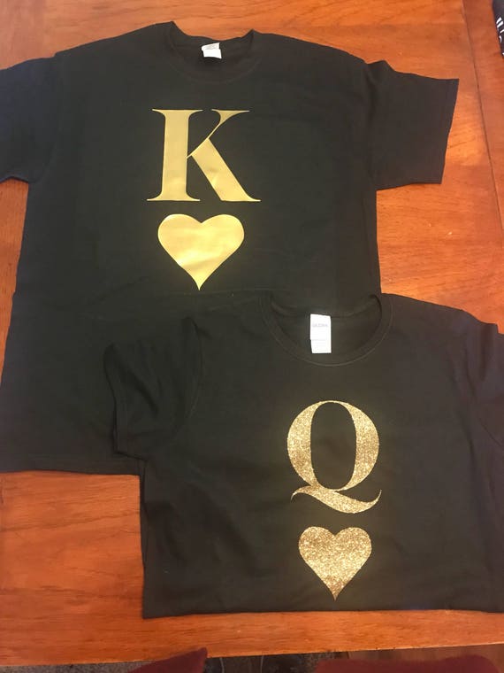 king and queen of hearts shirts