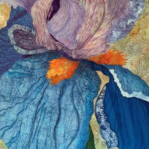 ART QUILT for Sale Handmade Floral Design Wall Decor Quilted Wall ...