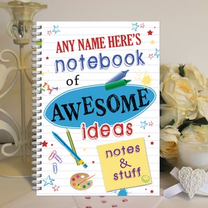 Personalised 'awesome' Stuff to Do Small Notebook 