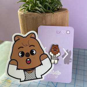 Han Quokka Enamel Pin