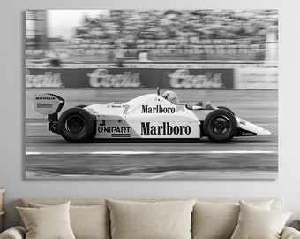 Retro F1 Wall Art canvas Wall Decor F1 Wall art car canvas & Formula 1 Sport car F1 Print Formula 1 Wall Decor art Vintage poster Retro car
