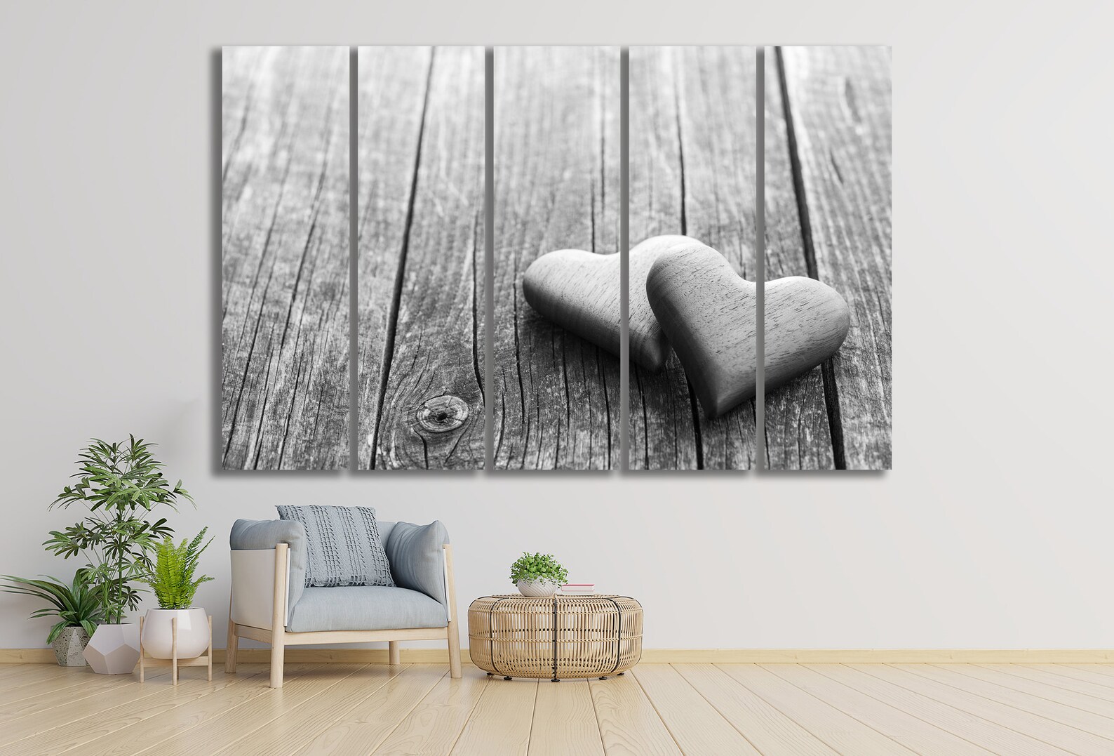 Canvas Heart of love canvas Wall art Love symbol decor Etsy